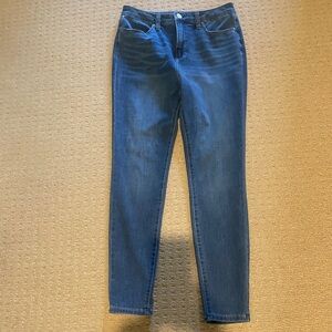 LC Lauren Conrad Blue Ankle Cropped Jeans